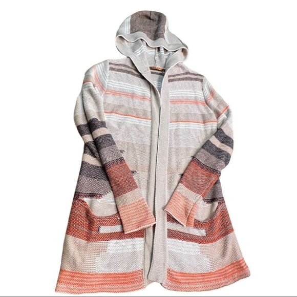 Belldini women's hooded southwestern cardigan sweater Small - Picture 3 of 10